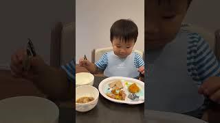 【食事】HARU/もくもく食事　酸っぱい？大きい？(10.18）【2years 6 month old】