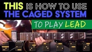 THIS is how to USE the CAGED System to play lead over chord changes - Guitar Lesson - EP582