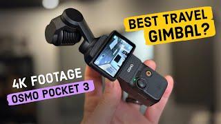 DJI Osmo Pocket 3 Cinematic FOOTAGE 4K Test in NEW YORK City at Christmas