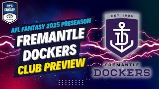 Fremantle Dockers Club Preview | AFL Fantasy 2025 Preseason