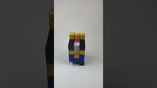 миньон из майнкрафт блоков, магнитный конструктор #minecraft #майнкрафт #миньон