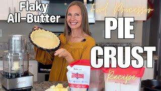 Homemade Pie Crust Recipe - Food Processor Pie Crust - Flaky