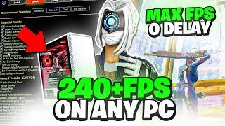  How I Boosted 240+ FPS in Fortnite on Any Low-End PC!  (Fix Stutter & Lag)