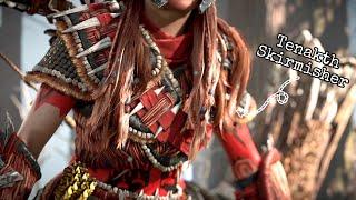 Horizon Forbidden West Aloy outfit : Tenakth Skirmisher Movement and Picture