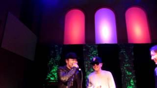 Aziatix  Fan touching Nicky's chin @ The Irenic Theater 04/01/2012