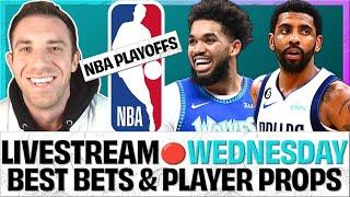 NBA LIVE  Player Props & Best Bets | Timberwolves vs Mavericks | Wednesday May 23