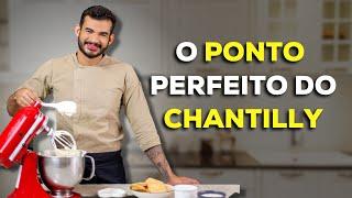O PONTO PERFEITO DO CHANTILLY | TORTAS FINAS | CONFEITARIA | Links importantes na descrição