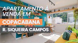 Apto à Venda em Copacabana | 80m² | 2 Quartos | 1 Suíte | Totalmente Reformado