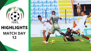 Nigeria Premier Football League | Match Day 12 Highlights - NPFL 2024/25