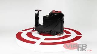 Viper UK AS530R Ride on scrubber dryer