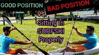 Paddle Tip: Setting your Footplate and Moving in the Surfski CORRECTLY