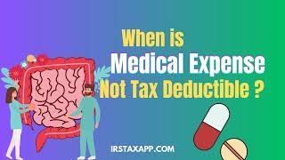 is medical expense tax deductible