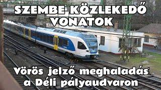 2024.11.25. Vasúti baleset, szembemenet Budapest Déli pályaudvaron (4435, 415-029 vs. 4206 415-016)