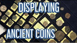 BEST WAY TO STORE AND DISPLAY ANCIENT COINS! FUN, EASY, AND AFFORDABLE--MUSEUM QUALITY DISPLAY CASE!