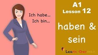 Learn German for beginners A1 - Verb Conjugation (Part 1) - Lesson 12