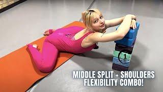 Stretch Like a Pro! Middle Split + Shoulders Flexibility Combo!