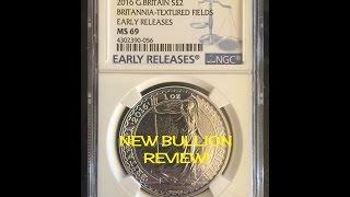 New Early Release 2016 Great Britain Britannia Silver Bullion - Plus Channel Updates!