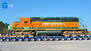 This is how oversized loads are transported ▶ The largest cargo plane in the world