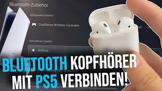 Bluetooth Kopfhörer mit PS5 verbinden! AirPods auf der Playstation 5 (PS5)