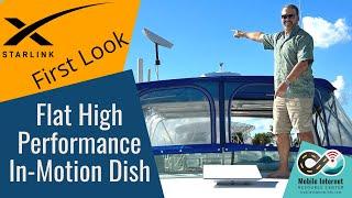 First Look: Starlink Flat High Performance Dish for In-Motion RV Satellite Internet