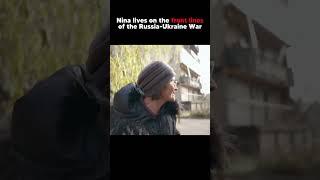 Old woman lives on the front lines of the Russia-Ukraine War