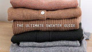 How to Style EVERY Type of Sweater  best affordable cashmere sweaters ft. Quince