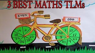 3 BEST MATHS TLMs || MATHS TLM || TLM for primary school