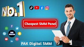 No.1 Smm Panel In 2024| How To Create Account On SMM Panel | PAK Digital SMM