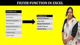 Filter data Dynamically | How to apply filter function in Excel