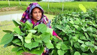 অতুলনীয় স্বাদের শিম পাতার ভর্তা! Shim Pata Vorta | Bean Leaves Paste গরম ভাতের সঙ্গে জাস্ট জমে যাবে