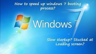 Speeding up booting process of windows 7 | Free up Windows drive