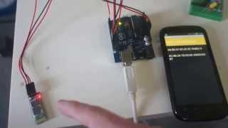 Arduino+Android App inventor.