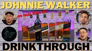 We taste EVERY Johnnie Walker! | Drinkthrough(tm) | Curiosity Public