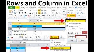 How to Make Column & Row Same Size at Once in Excel