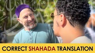 English Muslim & Shamsi Discuss What’s The Correct Translation For The Shahada | Speakers Corner