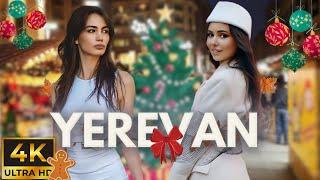 [4K] Walking Tour in Downtown Yerevan - Christmas Preparations - November 2024