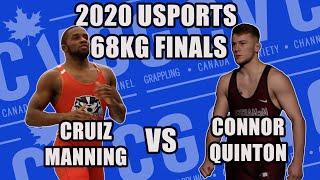 2020 USPORTS 68KG FINALS - CRUIZ MANNING vs CONNOR QUINTON