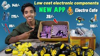 Our New App Launch | Telugu Experiments | Electro Cafe | Low Cost Electronic Components | Unboxing