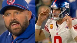 Daniel Jones Freaks Out & Yells at Brian Daboll After Horrible Play Call! TJ Watt Ices Game!