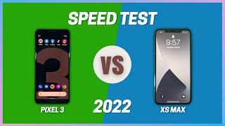 Google Pixel 3 vs iPhone XS Max | Android 12 vs iOS 15