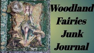 Flip Through Of My Completed "WOODLAND FAIRIES" Journal. Dtp for @Tattytreasure ‍️‍️