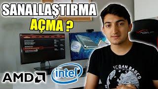 SANALLAŞTIRMA NASIL AÇILIR | İŞLEMCİ SANALLAŞTIRMA AÇMA ETKİNLEŞTİRME | Virtualization