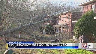 Storm Damages Athens Housing Complex | Dec 29 2024 | WHNT News 19 Sunday Evening