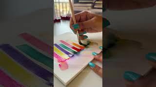 Colour bleed ️ #birthdaycard #cardmaking #cardideas #artideas #artshorts #painting #watercolor