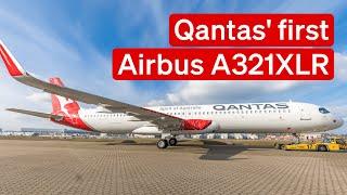 Painting the first Qantas Airbus A321XLR