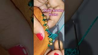saree kuchu basic for beginners #shorts #kuchumaking #sareekuchh #kroshakuchu @ranivijay8365