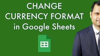 How to change currency format in Google sheets