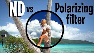 ND filter vs Polarizing CPL filter, which do I use and why