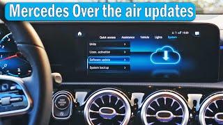 Mercedes Over the air // updates become upgrades at Mercedes-Benz