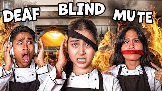 BLIND DEAF MUTE BAKING CHALLENGE PART 2 (w/ ANGELO, LEXI)